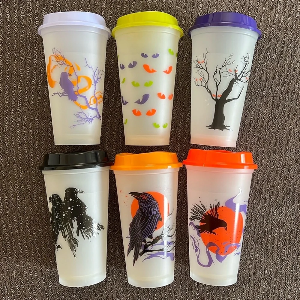 Starbucks 2022 Halloween reusable cups. NIB Spooky Fall trick treat Summerween